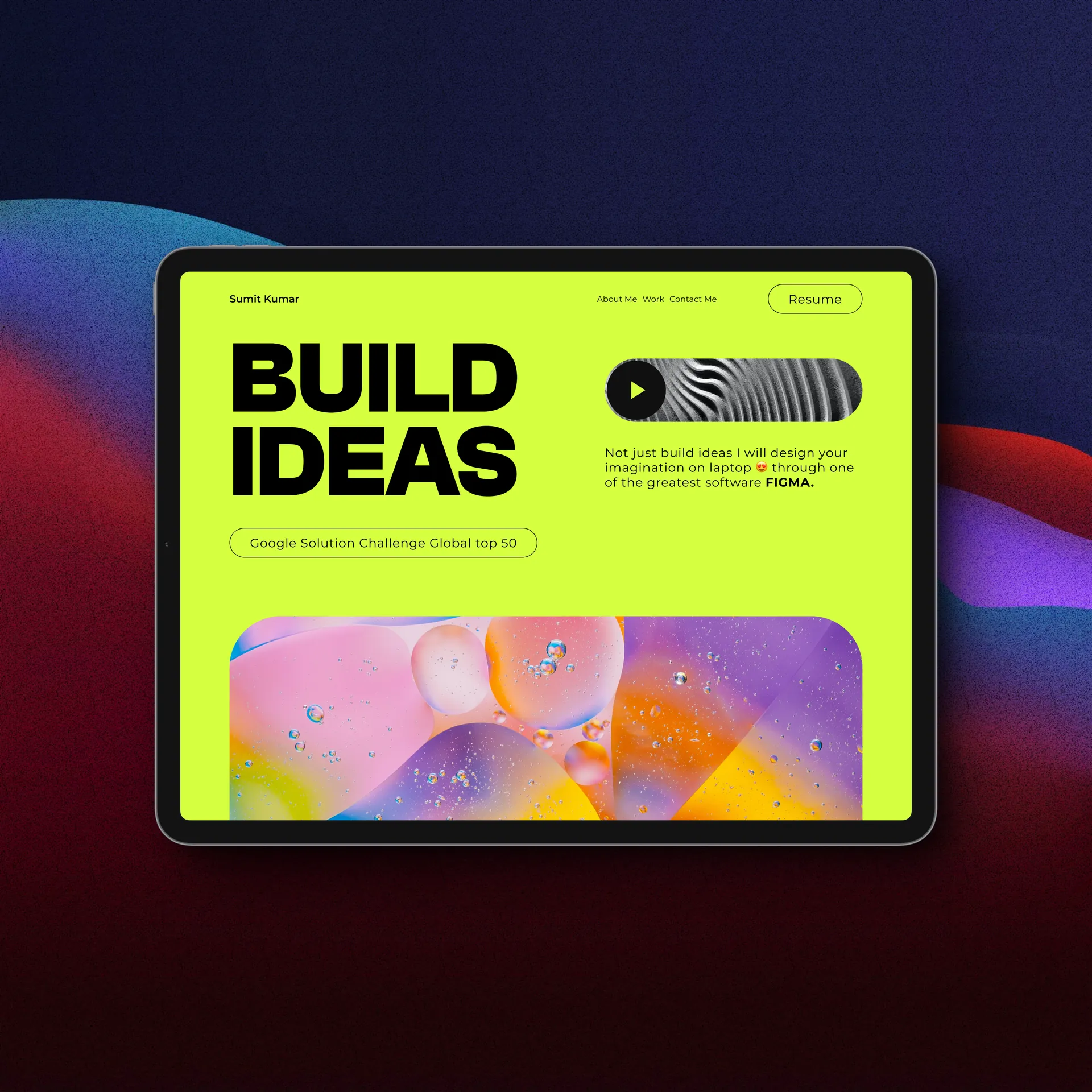 Sumit Kumar | Product Designer & Builder